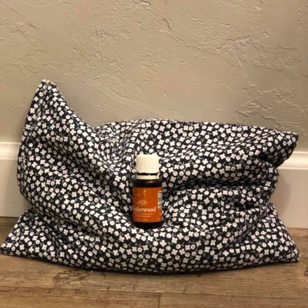 Essential oil infused XL rice heat cool pack